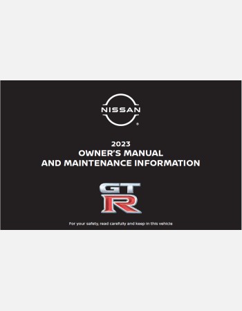 nissan gt-r 2023 owners manual